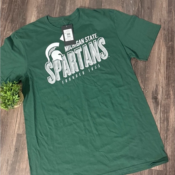 Spartans Green Short Sleeve Tee - Picture 2 of 2